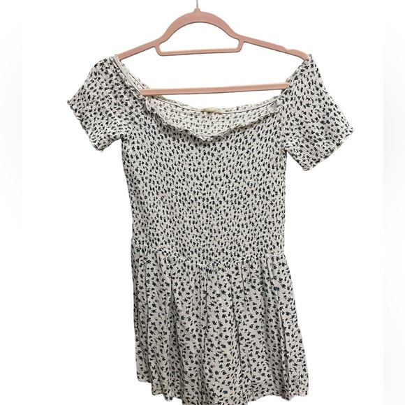 LOTTIE MOSS blue floral pattern mini jumper - Picture 1 of 2